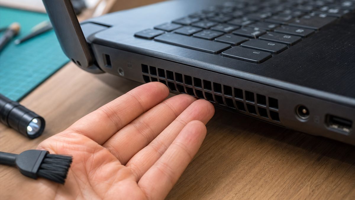Laptop Repaste Guide practical check setup